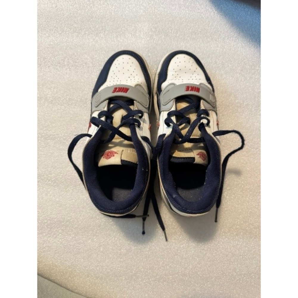 Jordan Legacy 312 Low Kids Navy White Red Elephant Print CD9055-104
